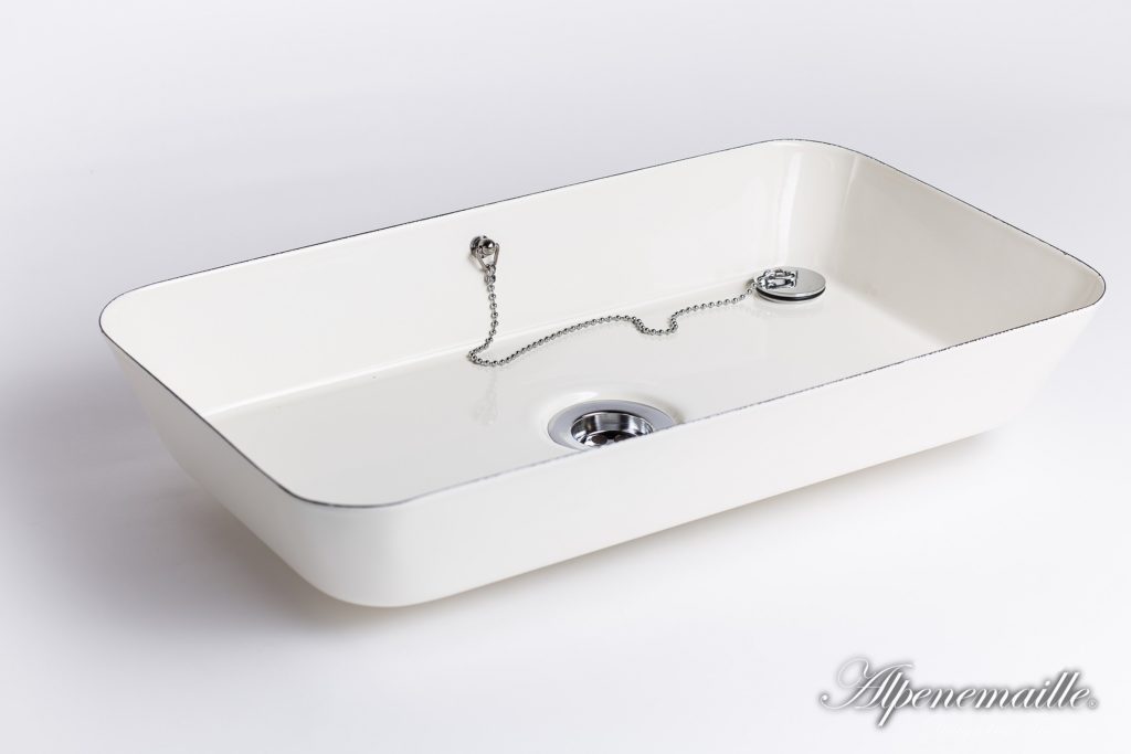 Premium Emaille Waschbecken „Gitti“ in 3 Größen Alpenemaille